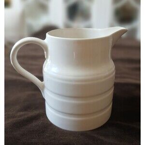 Ivory Ironstone Pitcher Vintage Lord Nelson Pottery England